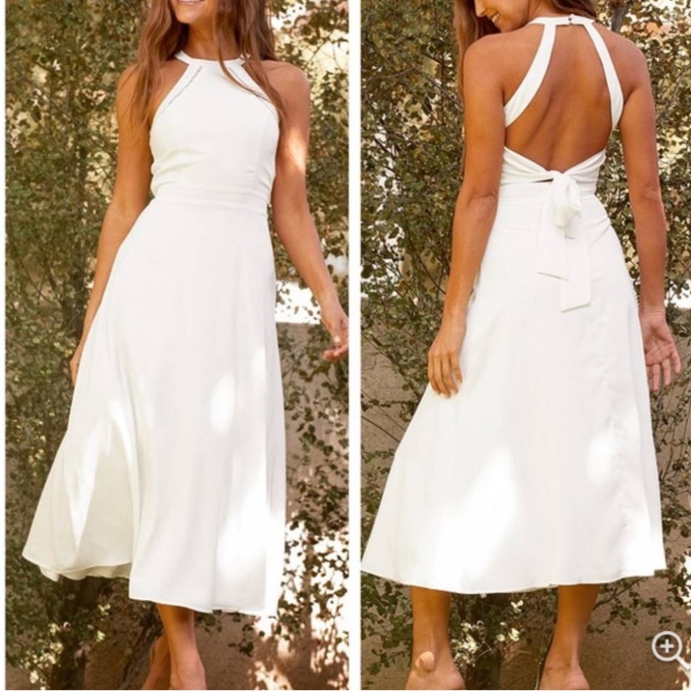Lulus Summer Dream Halter Dress